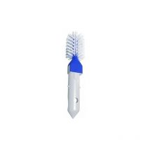 Brosse coin piscine1 pièces (Bleu et blanc)