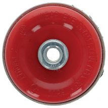 Brosse coupe pour meuleuse fil torsadé Ø0,5 -Ø extérieur 100xM14 T25 - NORTON