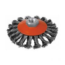 Brosse cuvette mèches acier torsadées 95 12500