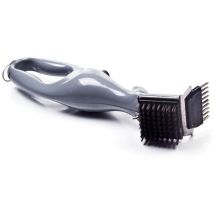 Brosse de barbecue en acier inoxydable, brosse de nettoyage de gril, brosse de nettoyage de la suie et des taches (ensemble opp deux),
