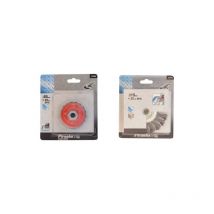Brosse de coupe en acier Piranha 65 mm X36080 pour meuleuse d&39angle