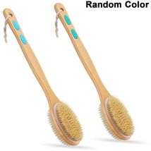Feiyue - Brosse de douche pour le corps, brosse exfoliante, brossage humide et sec, exfoliant anti-cellulite, gommage du dos