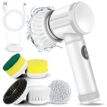 Gnc Home - Brosse de nettoyage électrique à 5 têtes Offre exclusive