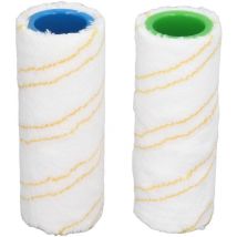 Tuserxln - Brosse de nettoyage pour sols durs, rouleau de remplacement en microfibre lavable, utilisation humide et sèche pour Karcher FC3 FC3D FC5