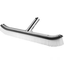 Brosse arrière en aluminium de nettoyage de piscine Brosse de nettoyage de tête de brosse de 18 pouces pour piscine, spa, baignoire, sol