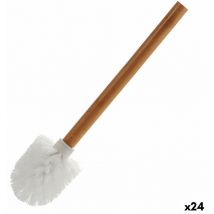 Brosse de toilette en bambou marron (8 x 35,5 x 8 cm) (24 pièces)