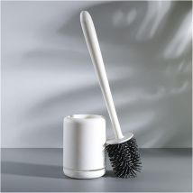 Brosse de toilette à tête plate fixe et douce, accessoires de salle de bain