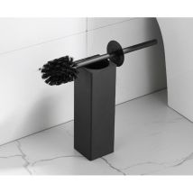 Brosse De Toilette Ménage Brosse De Nettoyage À Poignée Longue, Carré Noir