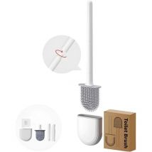 Treetalk - Brosse de Toilette,Brosse WC,Balai WC,Brosse wc Silicone et Support Balayette wc Ventilée Séchage Rapide sans Odeur Brosse pour Toilette