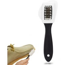 Brosse en daim pour le nettoyage des chaussures - brosse à chaussures nubuck pour bottes en daim