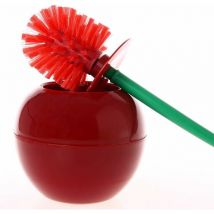 Serbia - Brosse et Support de Toilette Cerise Brosse de Toilette Plastique Brosse Toilette Cerise Brosse wc Design Original Balayette wc Outil de