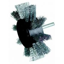 Brosse éventail avec axe de 6 mm nylon abrasif - 401 912-7801 - Osborn