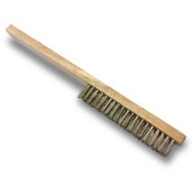 Brosse fine de bijoutier Nettoyage et brossage des bijoux, argenterie et objets d'art fragiles - Quantité x 1 - Fil inox