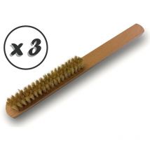 Brosse fine de bijoutier Nettoyage et brossage des bijoux, argenterie et objets d'art fragiles - Quantité x 3 - Fil soie