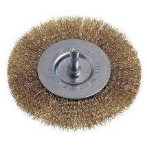 Spazzola acciaio circolare + gambo PG