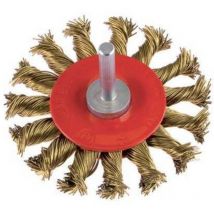 Spazzola acciaio ritorto circolare + gambo pg