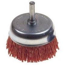 Spazzola fibra a tazza + gambo pg