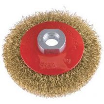 Spazzola acciaio conica + filetto pg