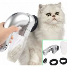 Brosse électrique à nettoyer les poils pour animaux domestiques, Aspirateur pour Chien et Chat - Outil de Toilettage