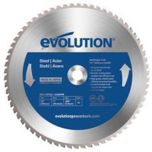 Evolution – Lame De Scie Circulaire 355mm – 66 Dents – Alésage 25,4mm – Pour Acier Tct – Coupe Précise Et Rapide