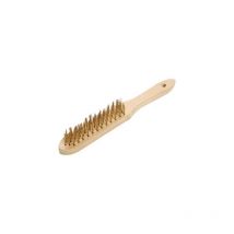Spazzola acciaio ramato curva 323515 Wokin