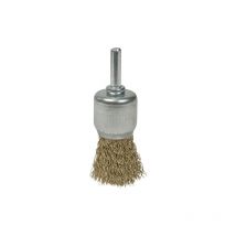 Brosse pinceau métallique sur tige 26mm fab026 mota