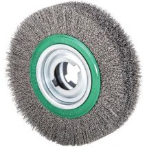 Lessmann - Brosse plate d. 250 mm épaisseur de fil 0,35 mm va 60 mm 3600 min-¹