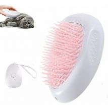 Brosse pour Chat, Brosse de toilettage pour Chat Brosse lissante pour la Perte, Brosse de Massage/Bain Lavable en Silicone Souple pour Chat, Peigne