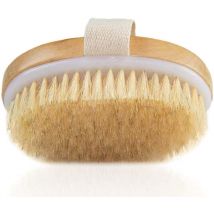 Feiyue - Brosse pour le corps et la peau - Améliore la santé et la beauté de la peau - Poils naturels - Élimine les peaux mortes et les toxines
