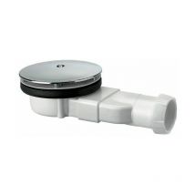 Bonde de douche extra-plate dôme abs 30720138, blanc