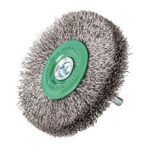 Lessmann - Brosse ronde D.80mm épaisseur fil 0,3mm va 13mm 15000min 10