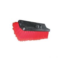 Brosse rouge bifaces 25cm fibres souples Pronet