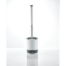Brosse wc Brosse de Toilette en Silicone Antibactérienne Balayette wc Balai Brosse Ensemble avec Support Suspendu Pincette Cachée Boue de Diatomées