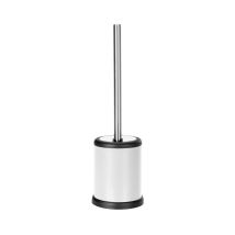 Paris Prix - Brosse wc en Métal 'Matteis' 38cm Blanc