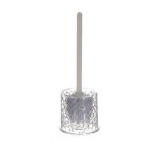 Brosse wc en Plastique 'Galet' 37cm Transparent