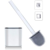 Brosse WC en silicone, nettoyant en profondeur pour salle de bain, WC