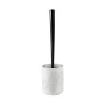 Paris Prix - Brosse wc Imprimée 'Amber' 36cm Gris
