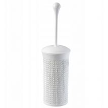 Brosse wc Kadax avec récipient, couleurs fermées.