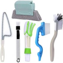 Brosses de Nettoyage,Brosse de Nettoyage de Rainure de Fenêtre Domestique,Petite Brosse de Nettoyage de Fenêtre,pour la Cuisine, Stores,Brosse de