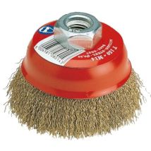 Brosse Boisseau Sit Inox Pour Meuleuse M14 D.80 Mm