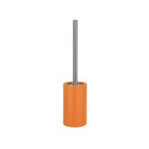 Spirella - Brosse Wc avec support Céramique tube Orange