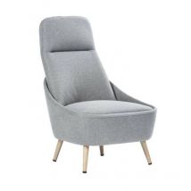 Bürostuhl Dunedin, Büro-Wartestuhl, Ergonomischer Wartestuhl, Cm 77x65h100, Grau