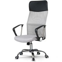 Bürostuhl ergonomisch - grau - Sydney Design - atmungsaktiv