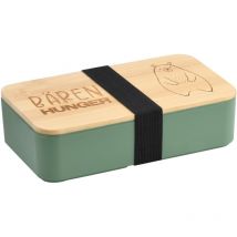 Brotdose "Bärenhunger", grün, fsc