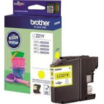 Brother - Tintenpatrone Originalzubehör LC-221Y ca. 260 Seiten gelb 5,9ml