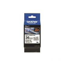 VOW - Brother P-Touch 36mm Blk/Wht Tape - BA80642