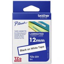 Ruban d'étiquetage Brother TZe, tz TZe-131 Couleur de ruban: transparent Couleur de police:noir 12 mm 8 m