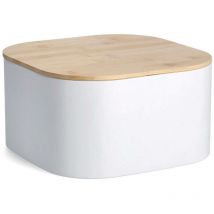 Brotkasten mit Bambusdeckel, 26,5 cm