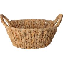 Brotkorb, Geflochten, Aus Wasserhyazinthe, Mit Griffen
