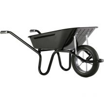 Haemmerlin - Brouette Aktiv Excellium peinte noire roue pleine 100 L-305253505